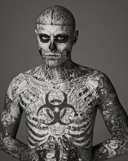 Le 10 persone più tatuate del mondo