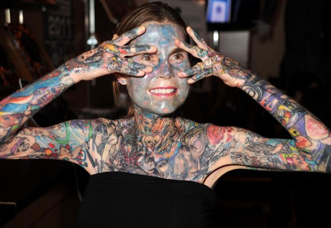 De 10 mest tatoverede personer i verden