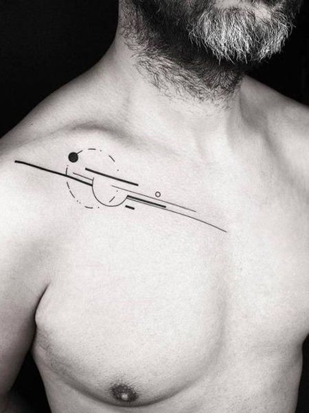 15 масивни татуировки на ключицата за мъже и какво означават те