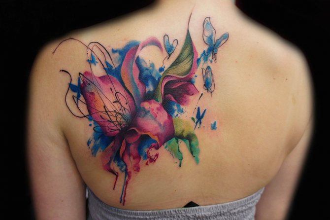 Akvarell tetoválások