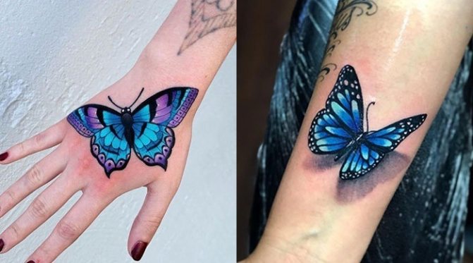 Tatuaggio della farfalla