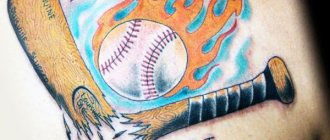 Baseball tetoválás