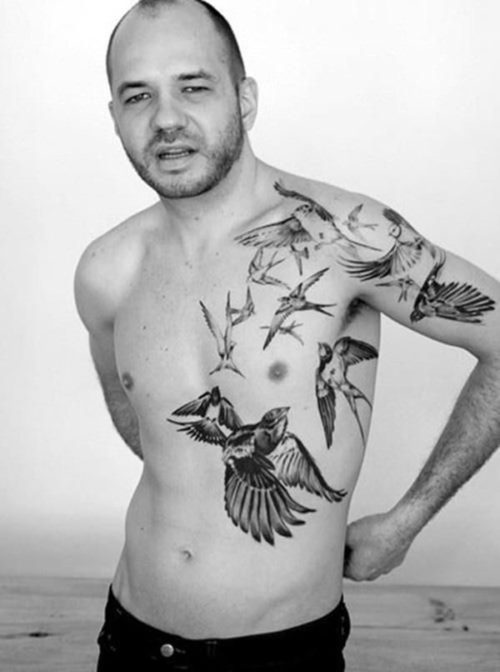 Πάνω από 120 εικόνες από τατουάζ στο στήθος για άνδρες