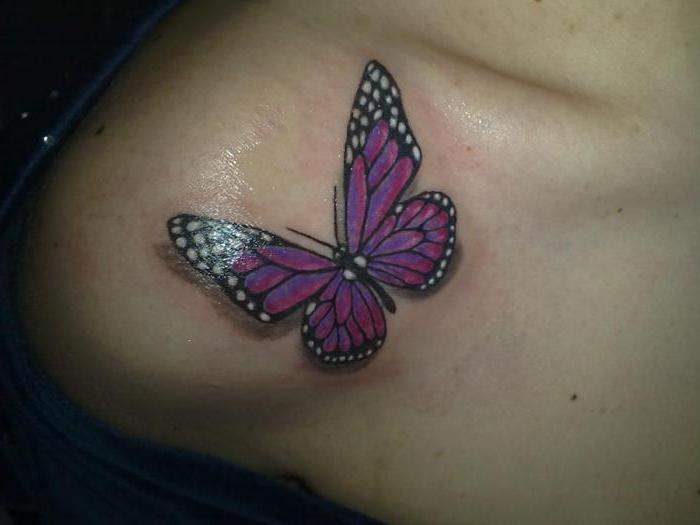 O que significa a tatuagem da borboleta na sua perna