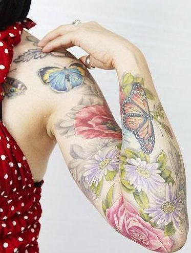 o que significa uma tatuagem de borboleta na cintura