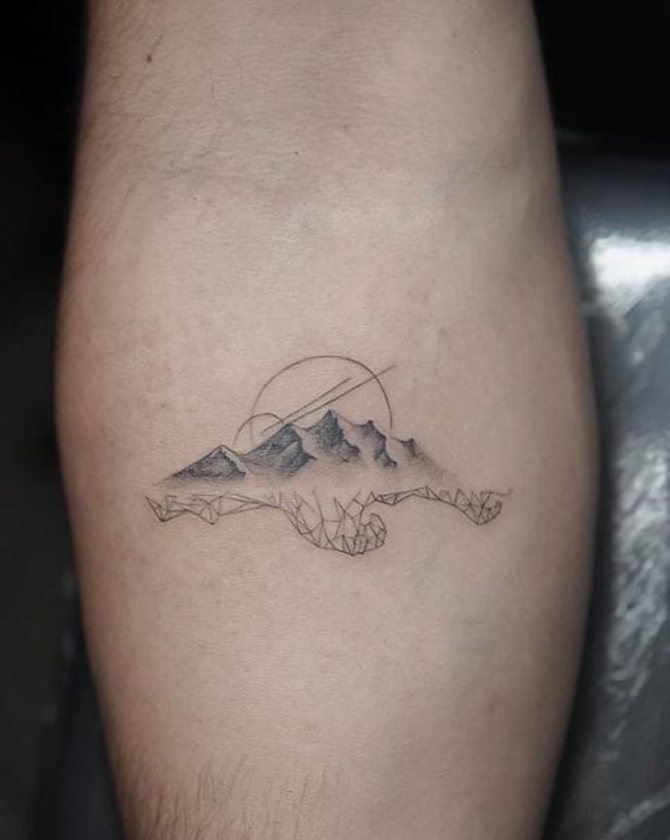 čo znamená tetovanie hory