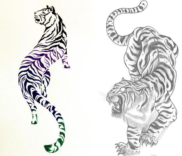 Ce înseamnă tatuajul tigru rânjet de tigru