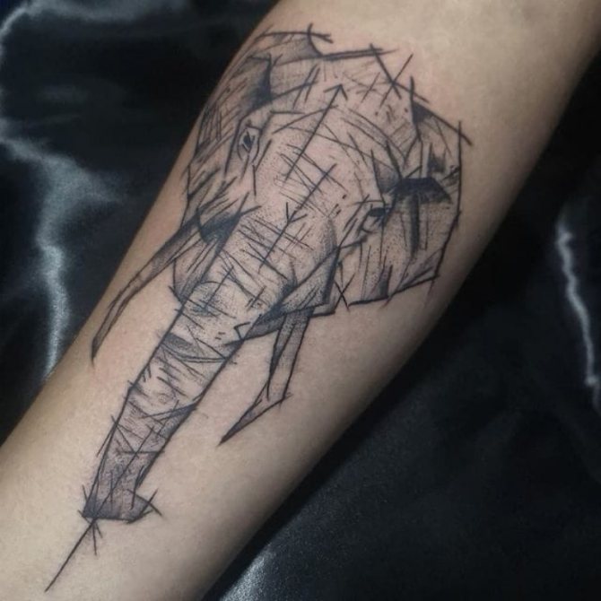 Какво означава татуировка на слон