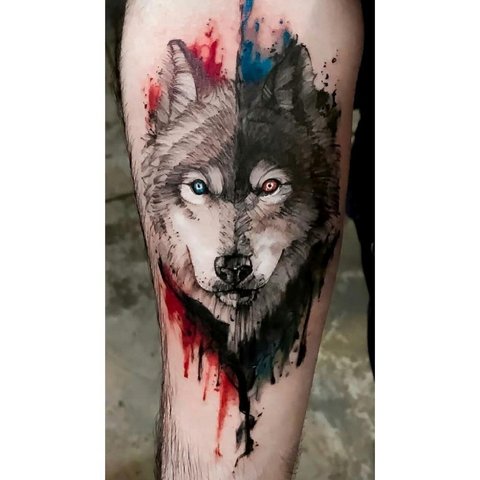 狼的纹身是什么意思？狼纹身对男人和女人意味着什么: 照片