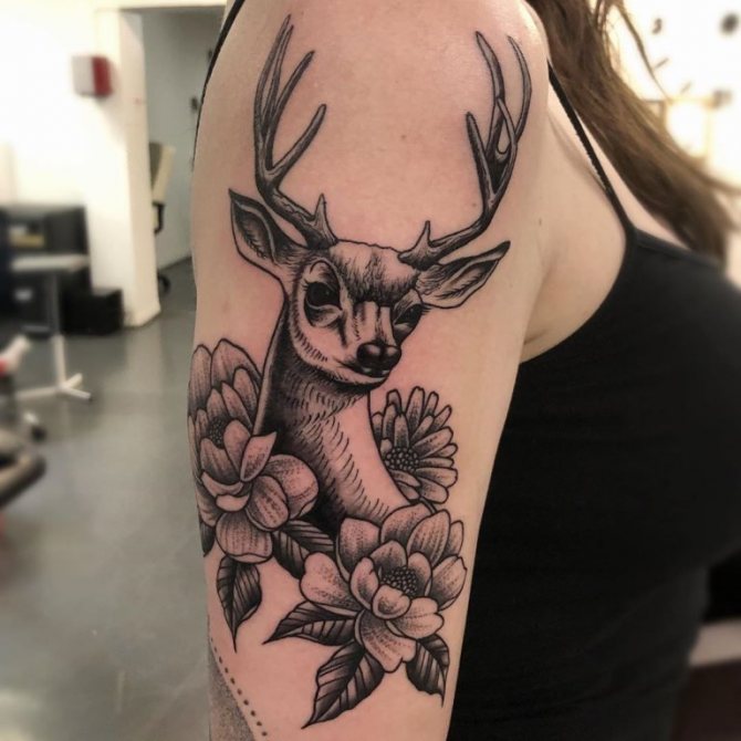 Какво означава татуировка на елен