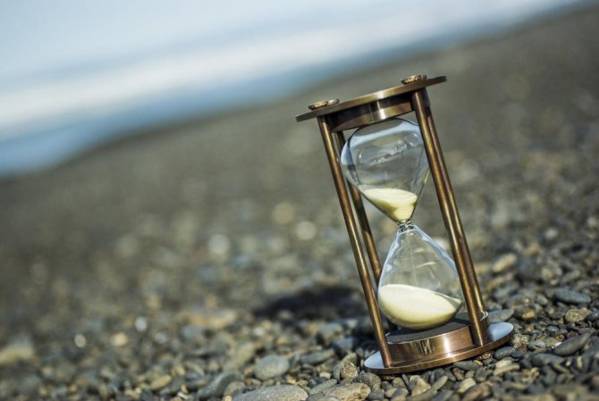 ką reiškia smėlio laikrodis