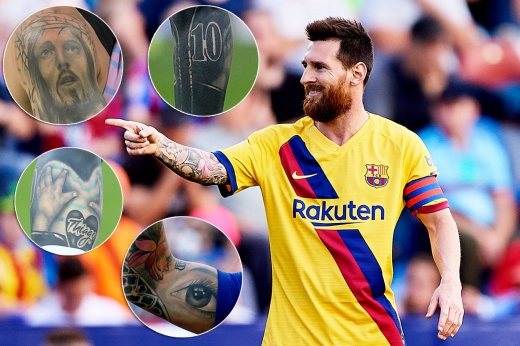 Wat betekenen Messi tatoeages? Elk van hen onderzoeken