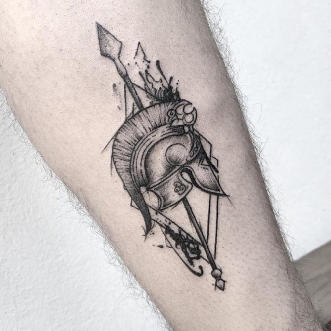 cosa significa il tatuaggio di uno spartano