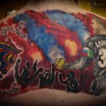 Tatuagem colorida do FC CSKA