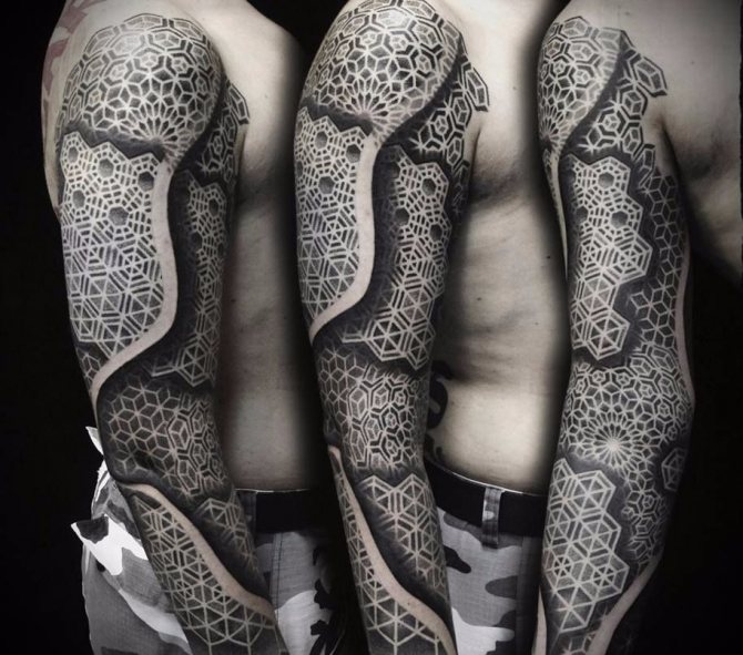 dotwork tetoválás