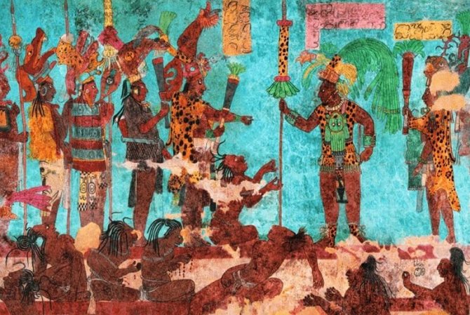 Os antigos maias cometeram frequentemente derramamento de sangue em nome dos deuses