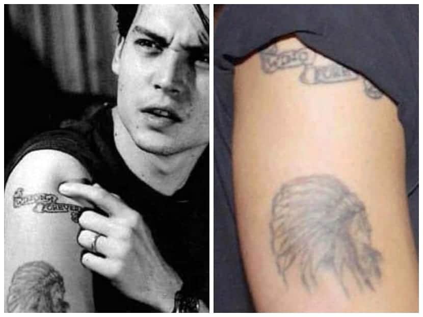 Johnny Depp τατουάζ
