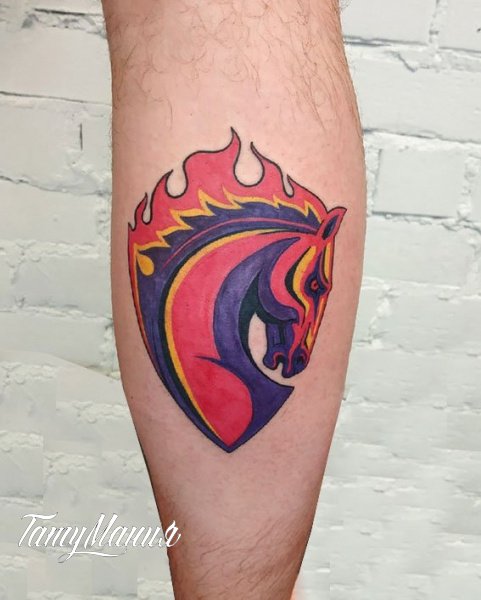CSKA tetoválás embléma