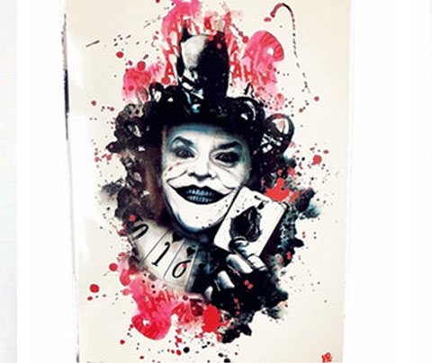 Szkic tatuażu Joker
