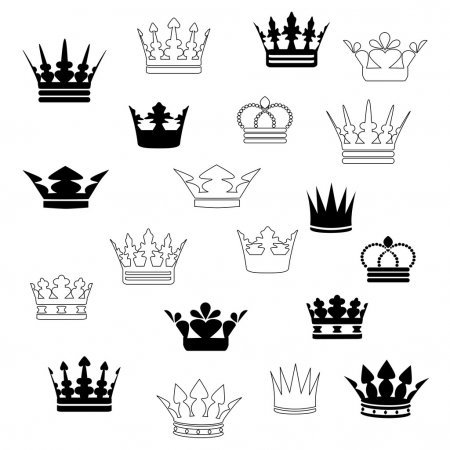Esquisses pour le tatouage de la couronne