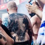 Οπαδοί του συλλόγου CSKA - συμβολικά τατουάζ