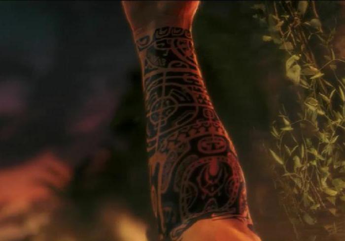 Far Cry 3 tetovanie na pravej ruke