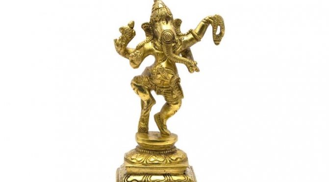 Ganesha în bronz