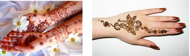 henna pentru pictură corporală