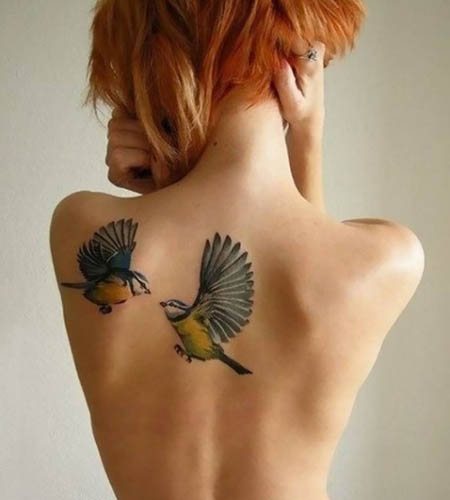 Zaujímavé tetovanie pre dievčatá na ruke, nohe a chrbte. Náčrty, fotografie
