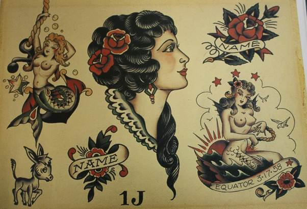 Женски изображения за татуировки