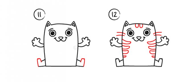 Hoe teken je een kat