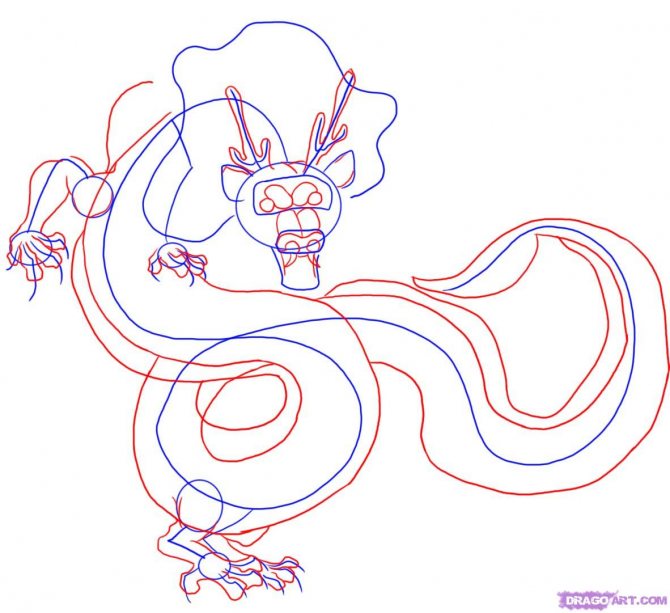 Come disegnare un drago tradizionale cinese. *