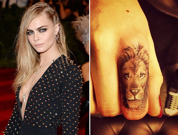 Cara Delvigne ir 10 kitų tatuiruotes turinčių modelių