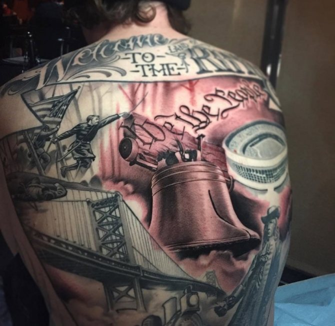 Zvončeky - symbol, že majiteľ tetovania si plne odslúžil svoj čas, od výzvy k výzve.