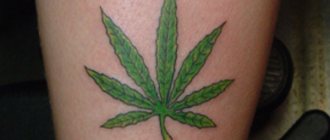 大麻纹身