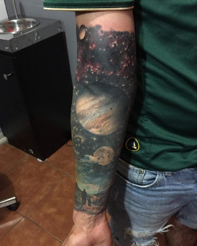 vesmírné tetování