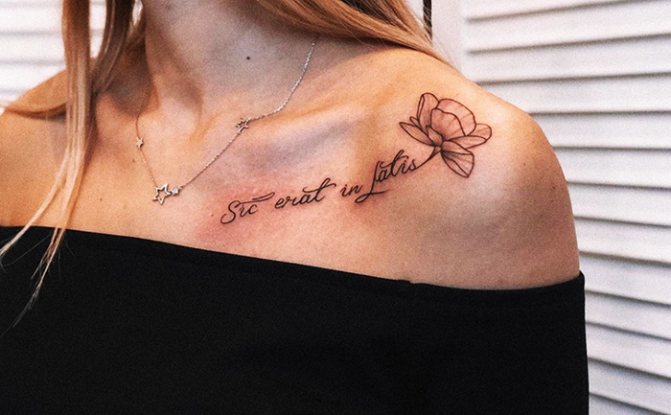 Krásna francúzska fráza pre tetovanie dievčaťa, chlapca