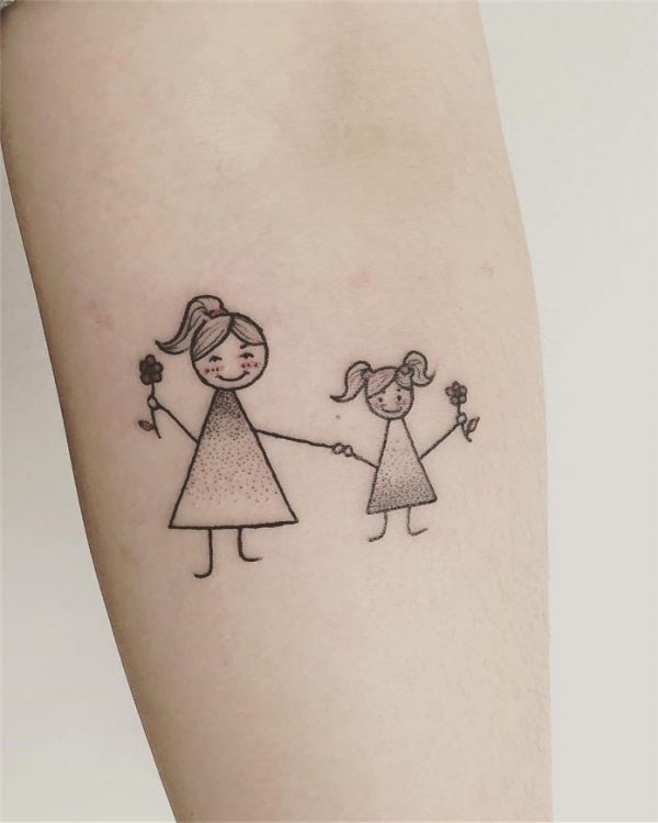 Schöne kleine Tattoos auf dem Arm für Mädchen - beste Fotoideen und Trends für 2021