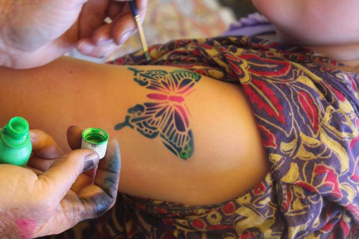 Inchiostro per tatuaggi temporanei