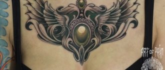 Vleugels - het symbool van vrijheid in een tatoeage