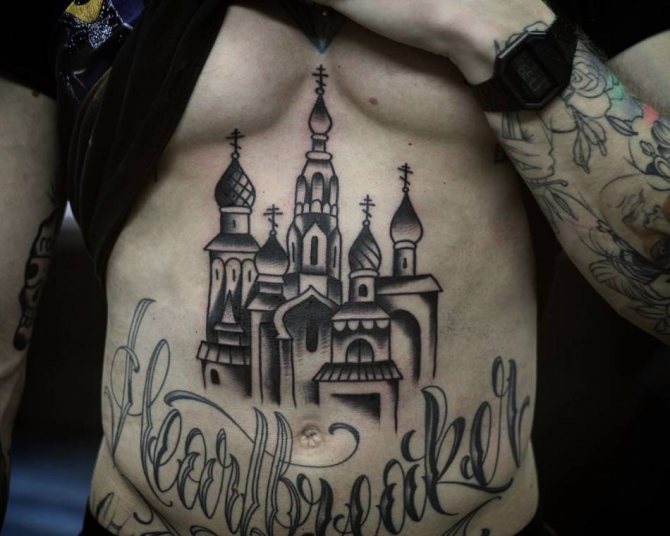 Куполни татуировки - изображение на крадец, което показва разкаяние или информира за присъда