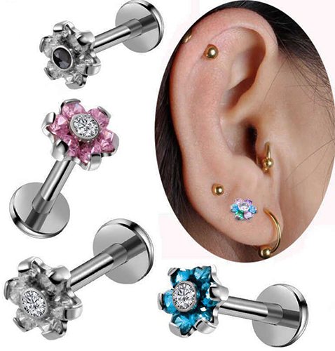 Labret i øret (ørering, piercing-smykker). Hvad er det, foto, hvor kan man købe