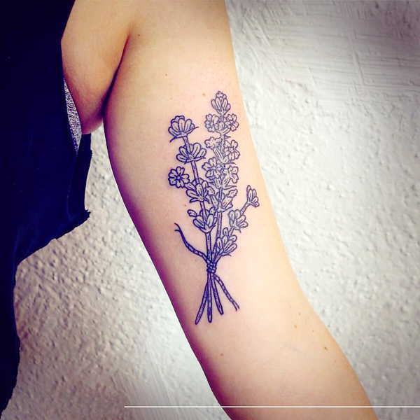 Lavendel tatovering