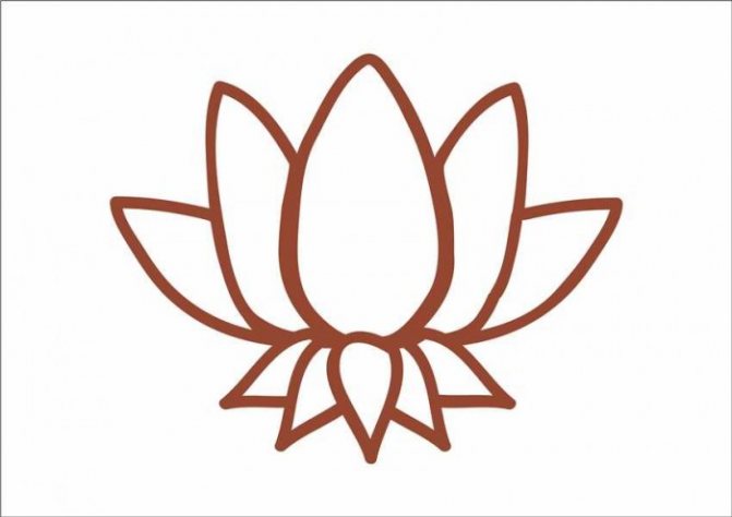 Lotus für Mehendi