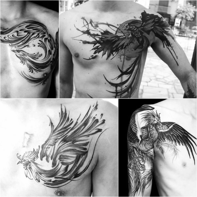 Férfi tetoválások jelentéssel - Tetoválások a bátorság jelentésével