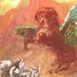 Odilon Redon - Pegasus en Hydra