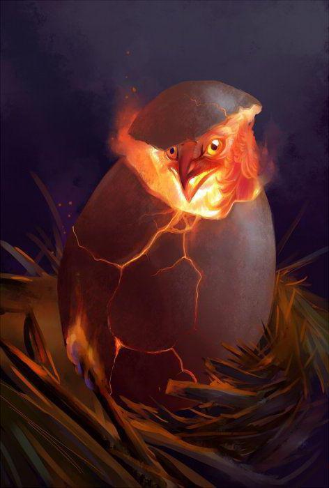 огнена птица феникс