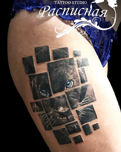Pôvodné tetovanie pantera