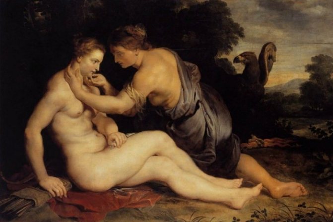 П. Rubens. Jupiter a Callisto