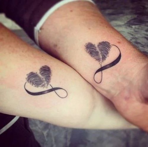 Ζευγάρια τατουάζ για εραστές: 50 υπέροχες ιδέες για να πείτε ότι είστε μαζί για πάντα